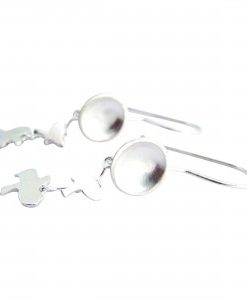 Full Moon - Sterling Silver Earrings