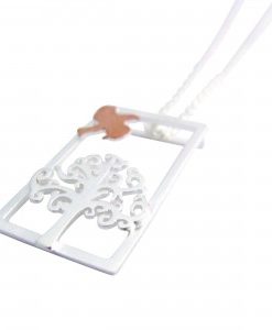 Enchanted Forest - Sterling Silver and Rose Gold Pendant