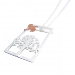Enchanted Forest - Sterling Silver and Rose Gold Pendant