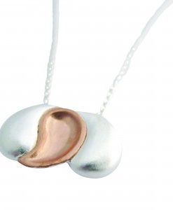 Nest - Sterling Silver and Rose Gold Pendant