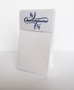 One Day Soone Satin Packaging