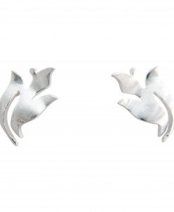 Iris - Sterling Silver Stud Earrings