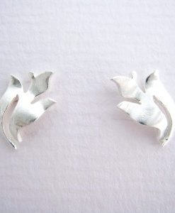 Iris - Sterling Silver Stud Earrings